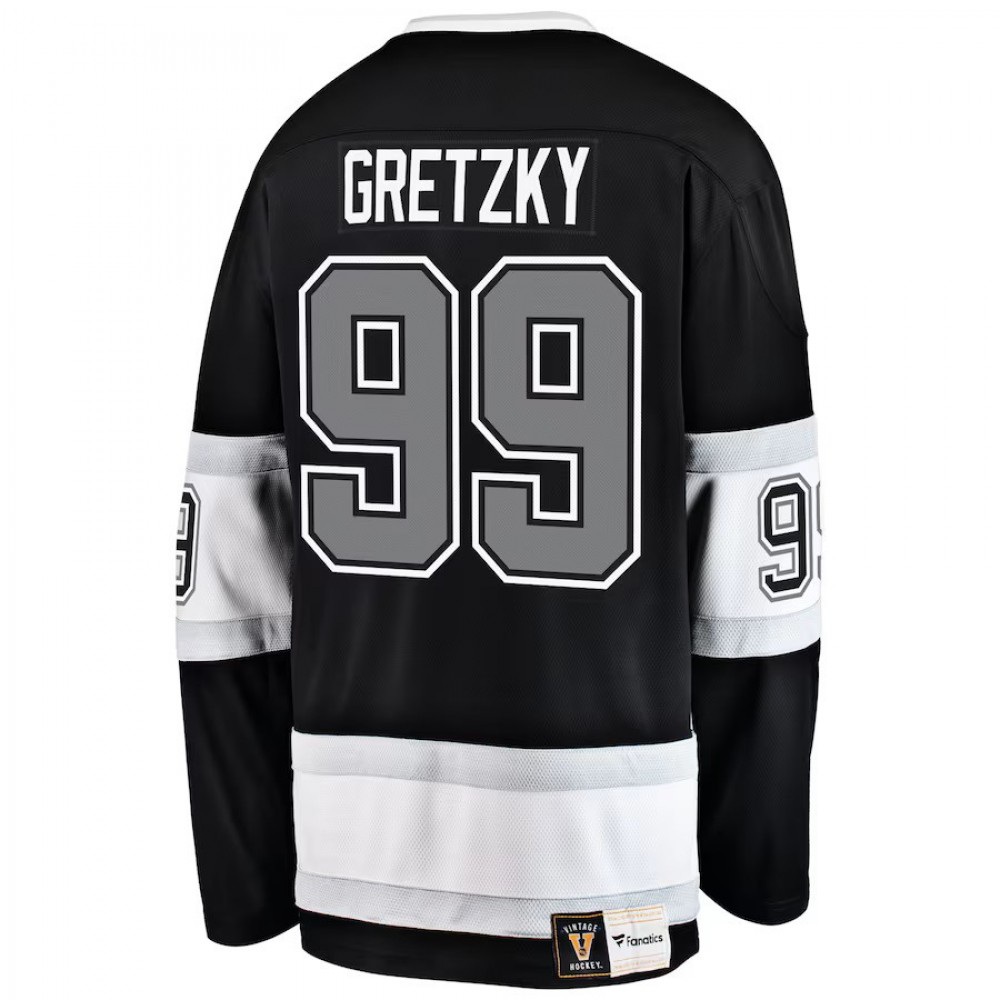 Wayne Gretzky Los Angeles Kings Premier Breakaway Retired Player Jersey - Black-Pro Kit Vault | Brand New 26/27 Sports Jerseys